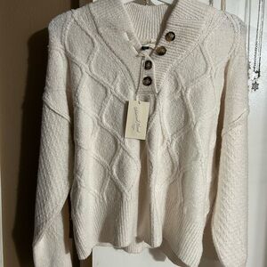 Universal Thread Cream Women’s Knit Sweater